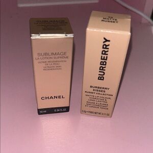 CHANEL Sublimage La Lotion Burrberry Kisses Matte Lip Color Matte Russet NEW